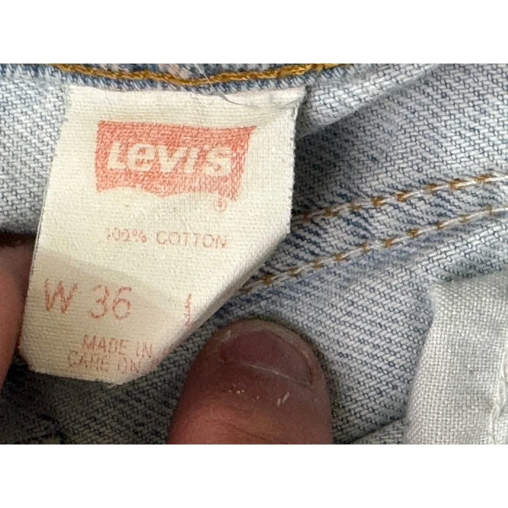 Vintage Levis 550 Jeans Mens 36x30 Orange Tab 90s Light‎ Relaxed Fit Denim Pants